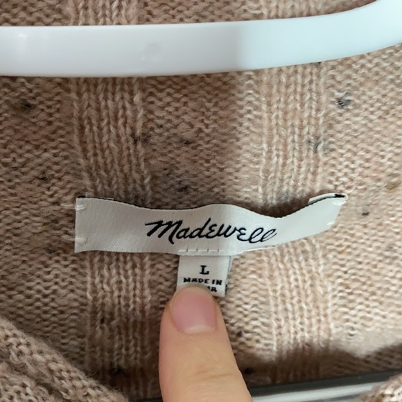 Madewell Donegal Evercrest Turtleneck Sweater in Coziest Yarn size L - Picture 7 of 12